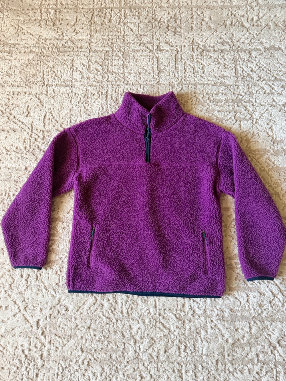 Women’s Eddie Bauer Vibrant Purple Half-Zip Fleece Pullover